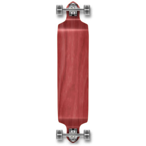 Stained Red Drop Down 41" Blank Longboard