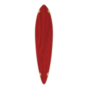 Punked Red Pintail Longboard 40 inch Complete